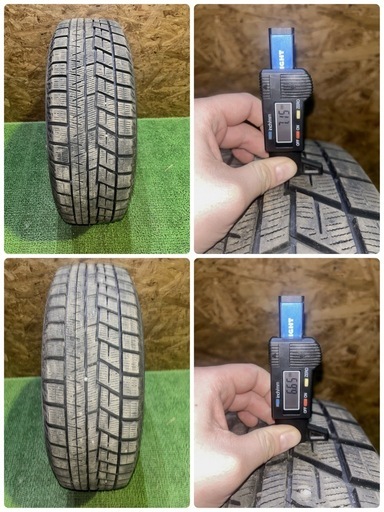 ヨコハマ iceGUARD IG60 195/65R15 4本 2021年製 残溝6〜7mm 中古スタッドレス