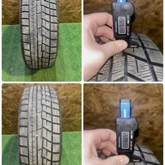 ヨコハマ iceGUARD IG60 195/65R15 4本 2021年製 残溝6〜7mm 中古スタッドレスの画像