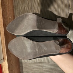 【2月上旬〆】黒パンプス　24.5cmの画像