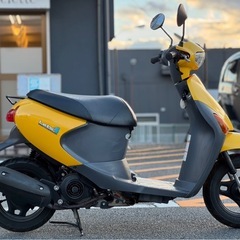 【低走行•シート新品】スズキ レッツ4 CA45A イエロー 【配送•当日納車可能】の画像