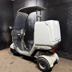 ★支払総額5.5万円★関東圏内即日配送可能！ 全車走行テスト済み！ ホンダ ジャイロ2 白 TA02 リアボックス付き！ ミニカー登録可能！ 2ストのためオイル注ぎ足すだけ！　の画像