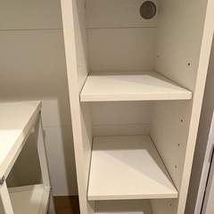 LOWYA ドレッサー ホワイトマーブル イス付きの画像