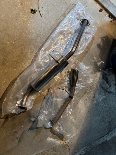 ^_^早物勝ちです^_^ お届け致します^_^軽トラック ハイゼットマフラー　 ブルーフィン210車外品　7ヶ月使用