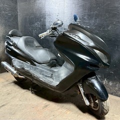 ★支払い総額5.8万円★関東圏内即日配送可能！ヤマハ　マジェスティC250 SG03J 社外マフラー！LEDテール！フロントマスク！の画像