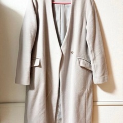 UNRELISH アンレリッシュ　コート　ロング　グレージュ　グレーの画像