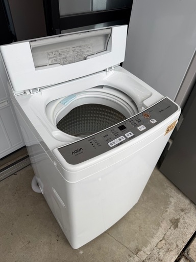 NO B761?福岡市内配送設置無料✨?全自動洗濯機 Sシリーズ ホワイト AQW-S60J-W [洗濯6.0kg /乾燥機能無 /上