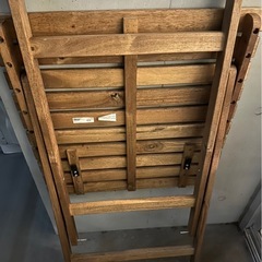 【他商品とまとめてお願いします！】 IKEA 屋外椅子、机セットの画像