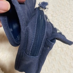 清酒 豊天酒造株式会社 前掛けリメイクポーチ 紺　勘定袋の画像