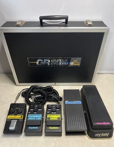 【希少】ギター COMPRESSOR エコー コーラス ボリュームペダル