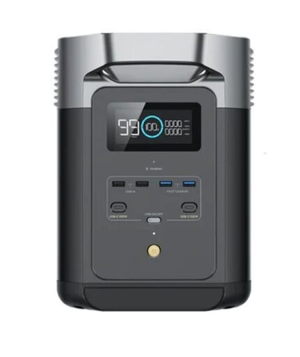 【新品・5年保証】EcoFlow 定格1,500W大容量ポータブル電源 キャンプ･釣り･災害時に②