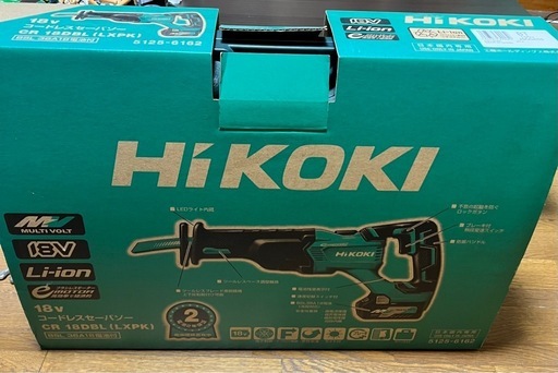 (商談中)★ハイコーキ(HIKOKI) コードレスセーバソー CR18DBL★