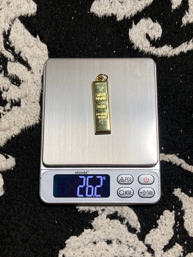 K18刻印　金　遺品整理　ネックレス　ペンダントトップ　ゴールド