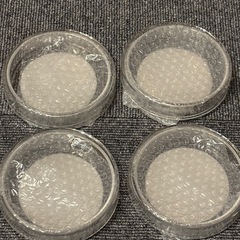 インテリア用ガラスシャーレ4個
