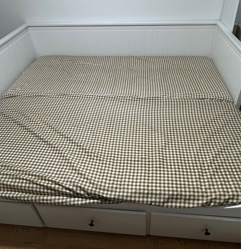 【値下げ】IKEA HEMNES引き出し3つマットレス付き