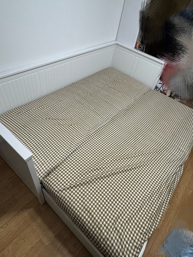 【値下げ】IKEA HEMNES引き出し3つマットレス付き