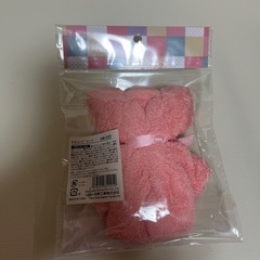 【新品未使用】タオルベア　ピンクの画像