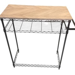 【決まりました】○【美品】アイリスオーヤマ カラーメタルラック ペール上ラック ロータイプ CMM-PRL7590の画像