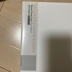 バインダー　クリアファイルの画像