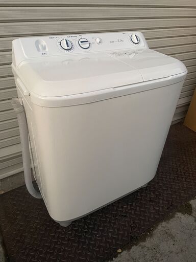 ★動作〇★ 清掃済 保障有 二層式洗濯機 ハイアール JW-W55F 2022年製 洗濯機 家電 kaden-251202-06