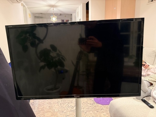 シャープ32インチテレビ、テレビ台セット