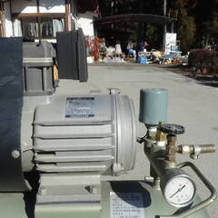 立 エアーコンプレッサー 0.4OP-7T 動作未チェック 中古品 現状品 ジャンク品の画像