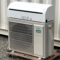 高年式！美品！取付け可 ! !◇富士通 エアコン 10畳用 2025年 ノクリア 省エネ100V AS-V284R 高圧洗浄済み！保証付き ! ! の画像