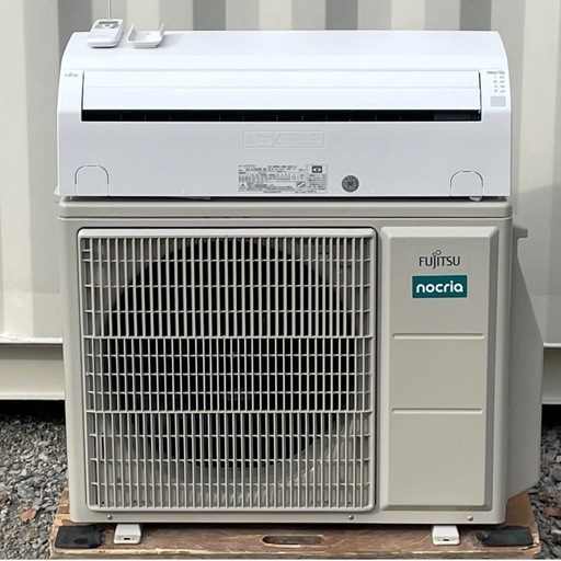 高年式！美品！取付け可 ! !◇富士通 エアコン 10畳用 2025年 ノクリア 省エネ100V AS-V284R 高圧洗浄済み！保証