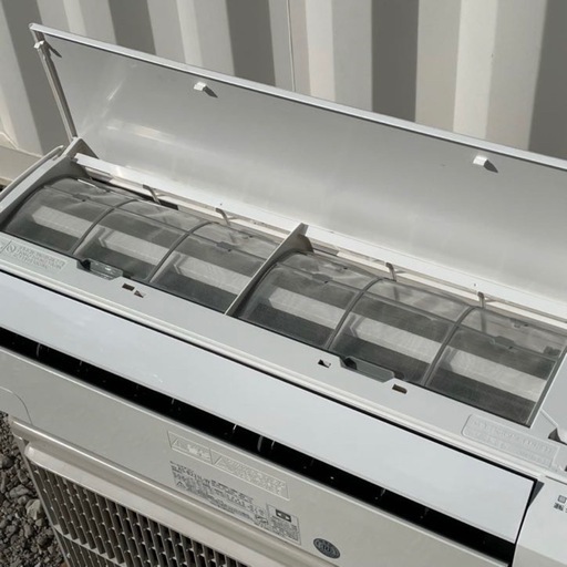 美品！取付け可 ! !☆富士通 エアコン 6畳用 2021年 ノクリア 音声お知らせ100V AS-B221L 高圧洗浄済み！保証付き