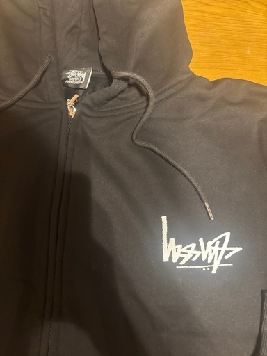 激レア STUSSY FLIPPED HOODIE ZIP 正規品ステューシー 逆ロゴ せ