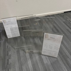 チラシやPOP入れの画像