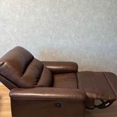 電動リクライニングソファ　一人掛け　ニトリの画像