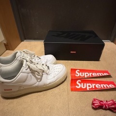 NIKE(エアフォース1)×supremeの画像
