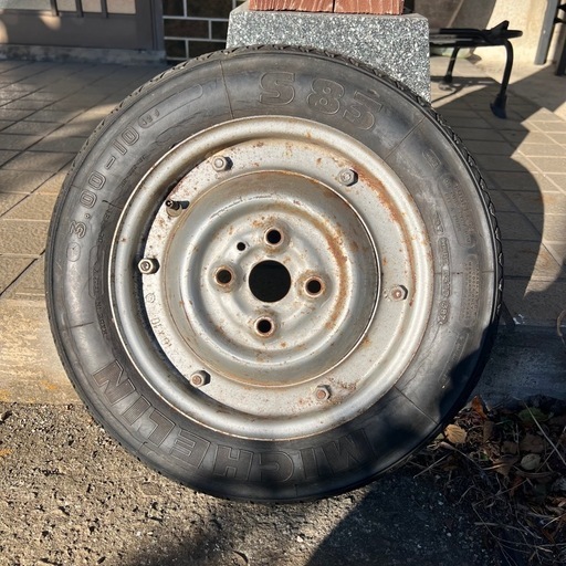 ベスパ用 スペアタイヤ ホイール付き 3.00-10 MICHELIN S83