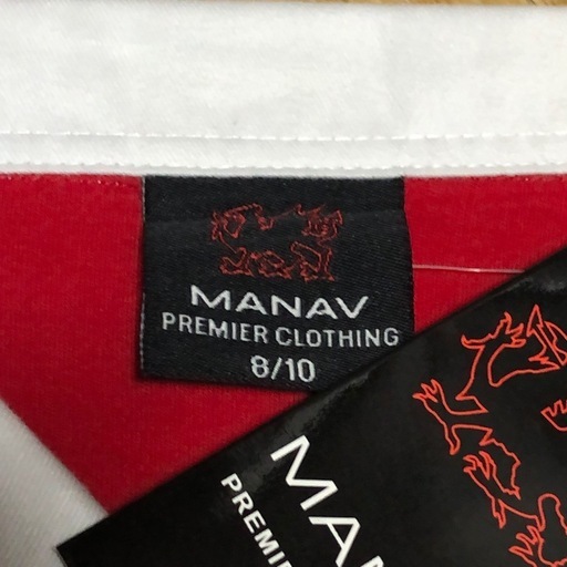 MANAV 赤 ラガーシャツ 8/10 コレクション