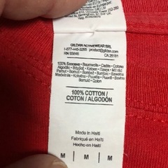 Cymru エンブレム Tシャツ 赤　古着の画像