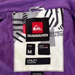 スノボウェア上下セット(クイックシルバー)の画像