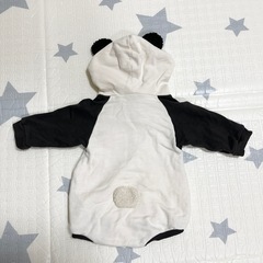 韓国 韓国子供服 ロンパース 2点セット 70 パンダ スヌーピーの画像