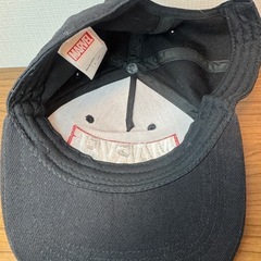 MARVEL キャップ 黒色の画像