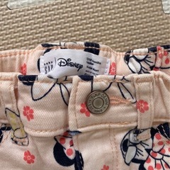 【babygap】Disney ミニーマウス柄 デニムショートパンツの画像