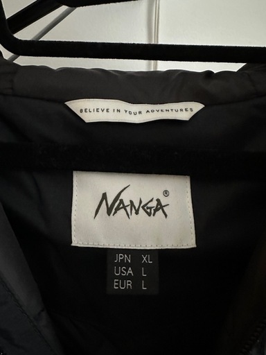 NANGA ナンガ オーロラダウンジャケット ブラック XL 正規品／旧モデル