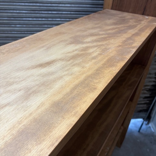 福岡】ブビンガ Bubinga アフリカ産 高級広葉樹 本棚 アンティーク 棚