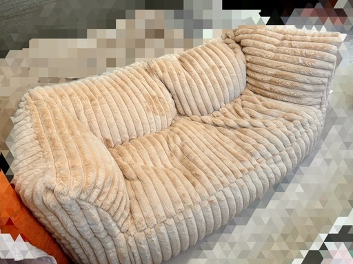 【超美品】loungepug ビーズソファ+補填用バック付