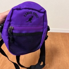 紫　ショルダーバッグの画像