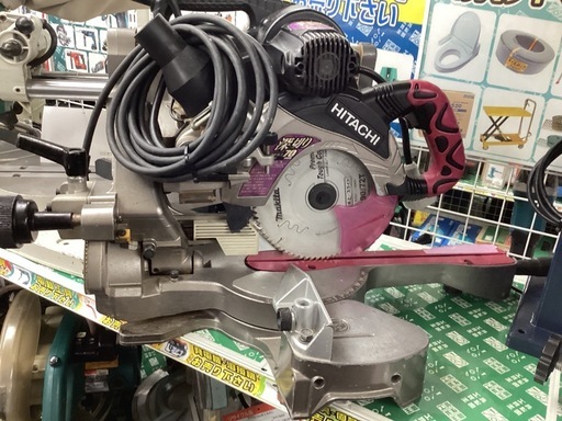 HiKOKI(日立工機) 190㎜卓上スライド丸のこ ピンク(レーザーマーカ機能) C7RSHC
