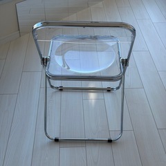 プリアチェア風 椅子 Plia 透明 クリアチェアの画像