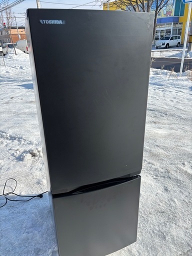 極美品 東芝 153L 2ドア冷蔵庫 GR-W15BS 2025年製 右開き うるおいラップ野菜室