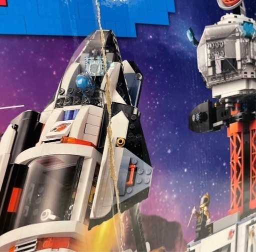 未使用品！箱ダメージ有【LEGO】【レゴシティ 宇宙基地とロケット発射台】★ 【管理番号0108】野