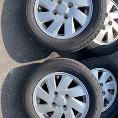 アルミホイール　155/65/13  タイヤ2025年製
の画像