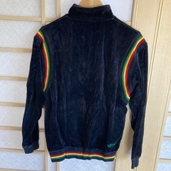 ラスタカラー　ベロア風生地の画像