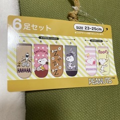 【スヌーピー】靴下6足セットの画像